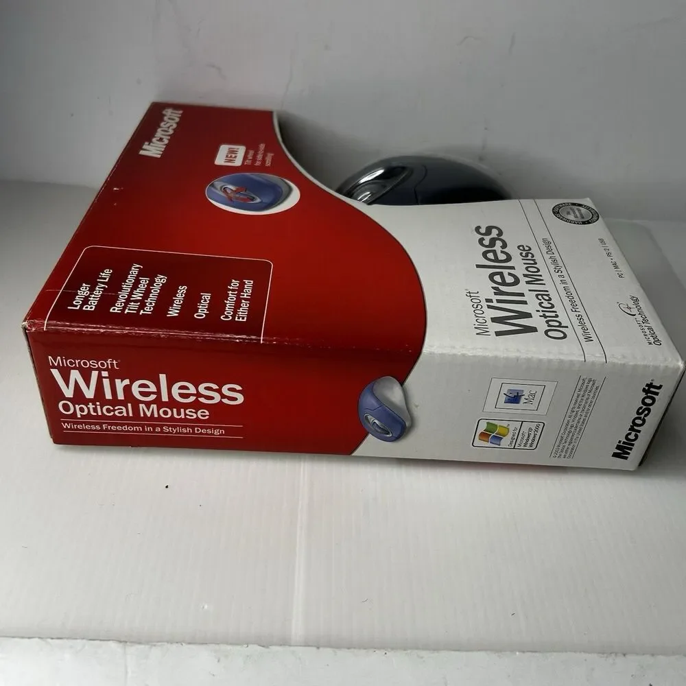 Microsoft Wireless Optical Mouse Part No. X09-49261 Tilt Wheel